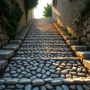 Schody z kostki brukowej wzory
