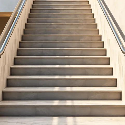 Schody z płytek zewnętrzne