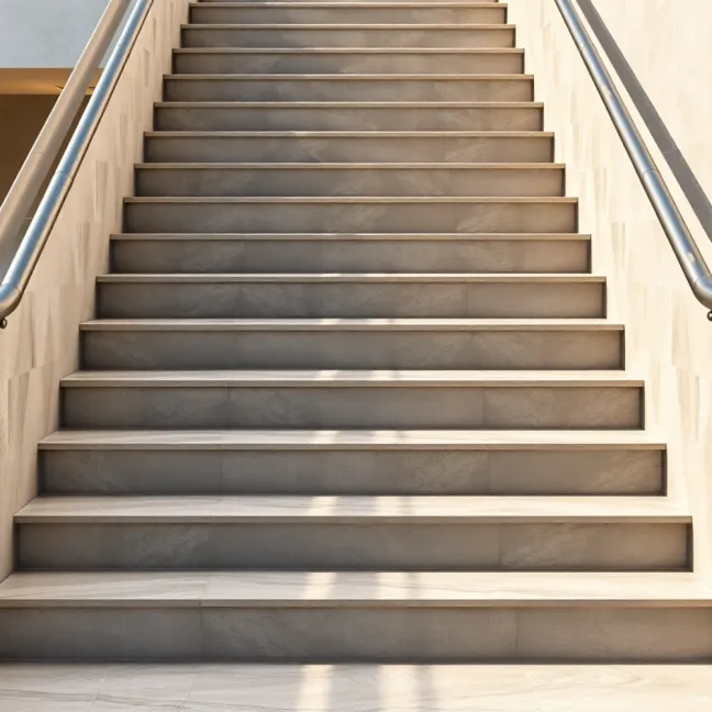 Schody z płytek zewnętrzne