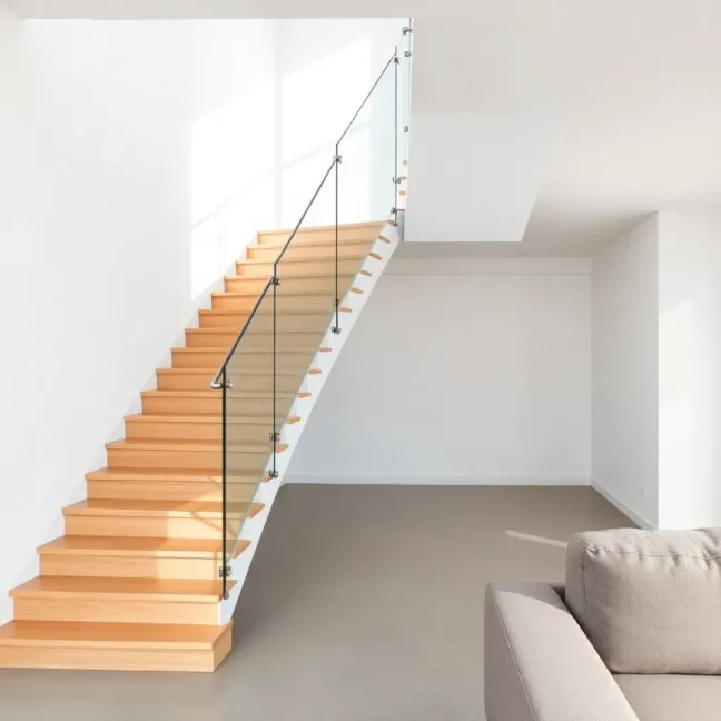 Schody zabiegowe w salonie
