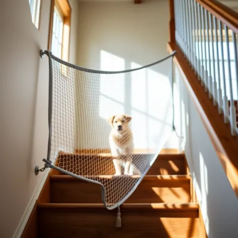 SIATKA na schody dla psa
