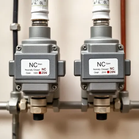 Siłownik do podłogówki NC czy NO