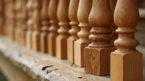 Słupki do balustrady drewniane