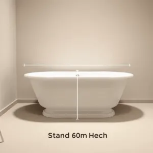 Standardowa wysokość wanny od podłogi