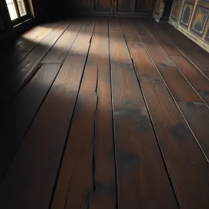 Starą podłoga z desek