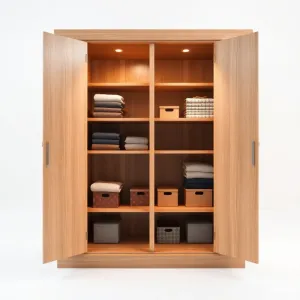 Szafa 2 drzwiowa z półkami