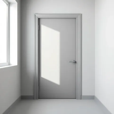 Szare drzwi wewnętrzne inspiracje