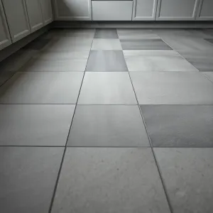 Szare płytki do kuchni na podłogę