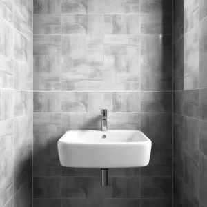 Szare płytki do łazienki Paradyż