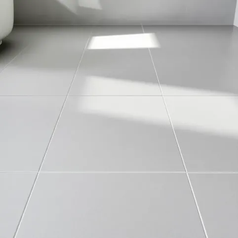 Szare płytki do łazienki podłoga