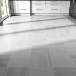 Szare płytki podłogowe do kuchni