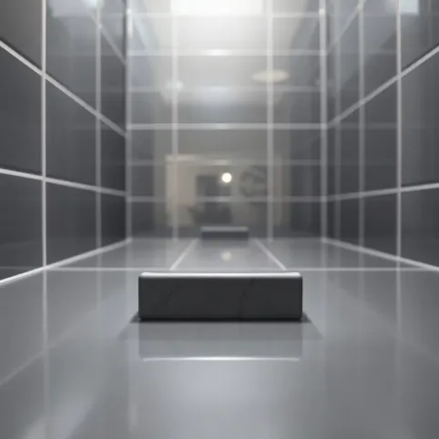 Szare płytki z połyskiem do łazienki