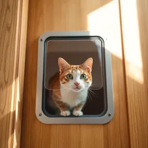 Szczelne drzwiczki dla kota