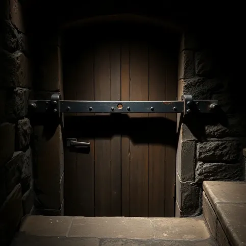 Sztaba na drzwi do piwnicy