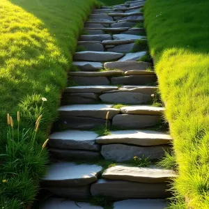 Tanie schody w ogrodzie