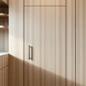 Ukryte drzwi do spiżarni w zabudowie