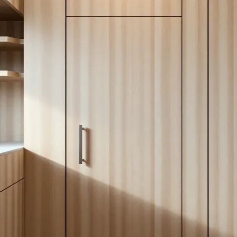 Ukryte drzwi do spiżarni w zabudowie