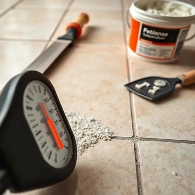 W jakiej temperaturze kłaść płytki