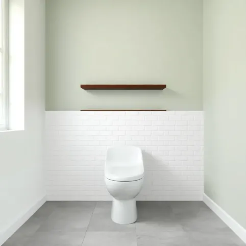 WC płytki do połowy