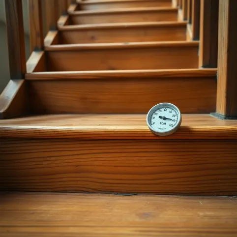 Wilgotność drewna na schody