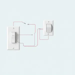 Włącznik Schodowy  Schemat