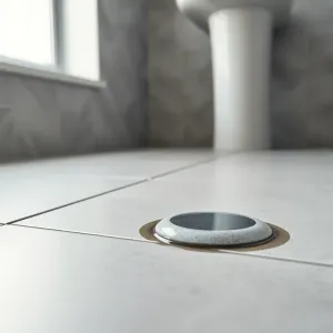 Woda pod płytkami w łazience