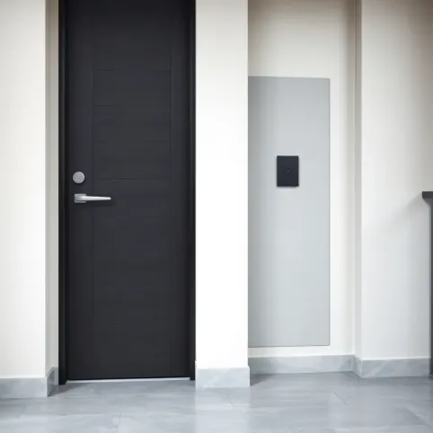 Wykończenie drzwi zewnętrznych w bloku