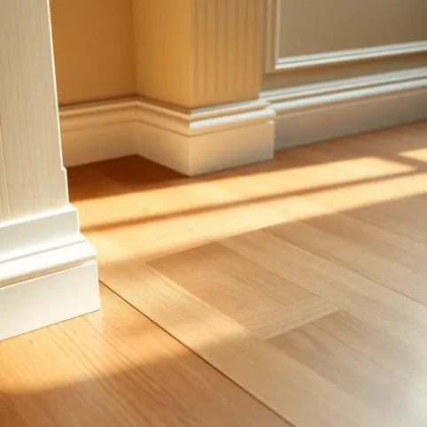 Wykończenie podłogi listwy