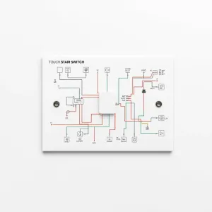 Wyłącznik schodowy dotykowy schemat