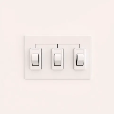 Wyłącznik Schodowy  Schemat 3 Punkty