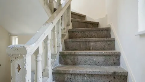 wymiana balustrady na schodach