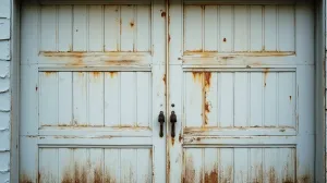 Wymiana okleiny na bramie garażowej