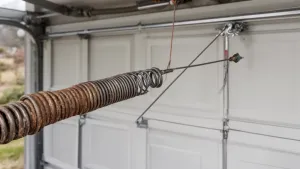 Wymiana sprężyny w bramie garażowej Hörmann
