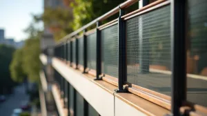 Wypełnienie balustrad balkonowych