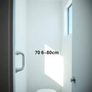 Wysokość poręczy dla niepełnosprawnych WC