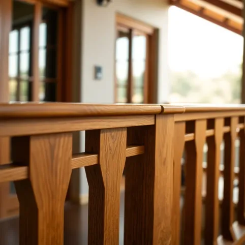 Wzory balustrad drewnianych