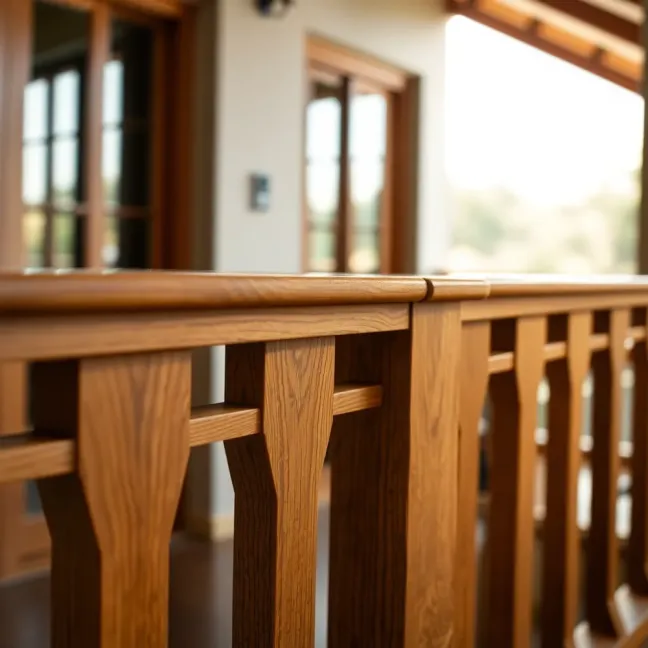 Wzory balustrad drewnianych