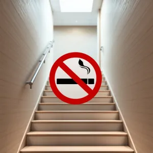 Zakaz palenia na klatce schodowej do wydruku