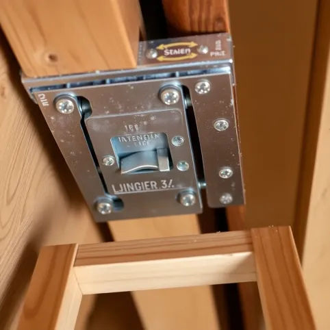 Zawiasy do schodów strychowych