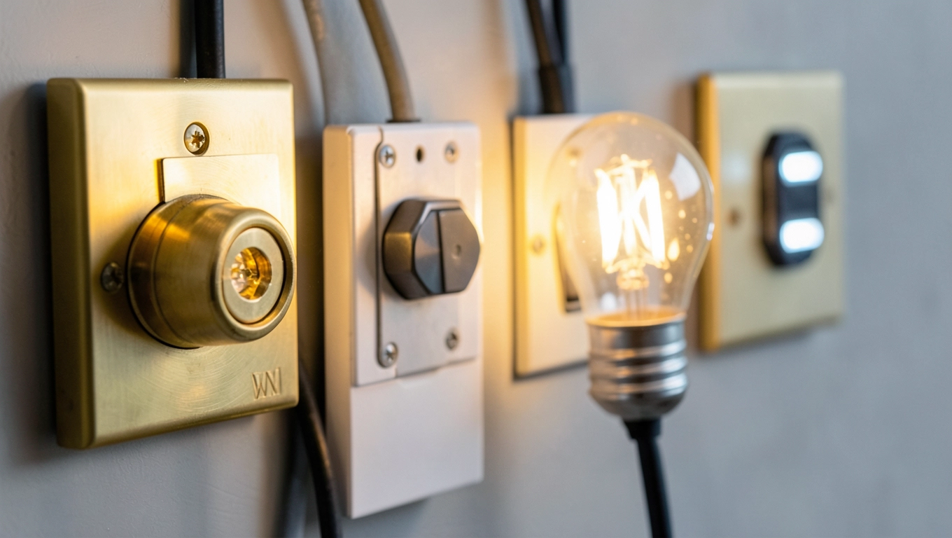 Specyfikacje wyłączników schodowych 20A 250V