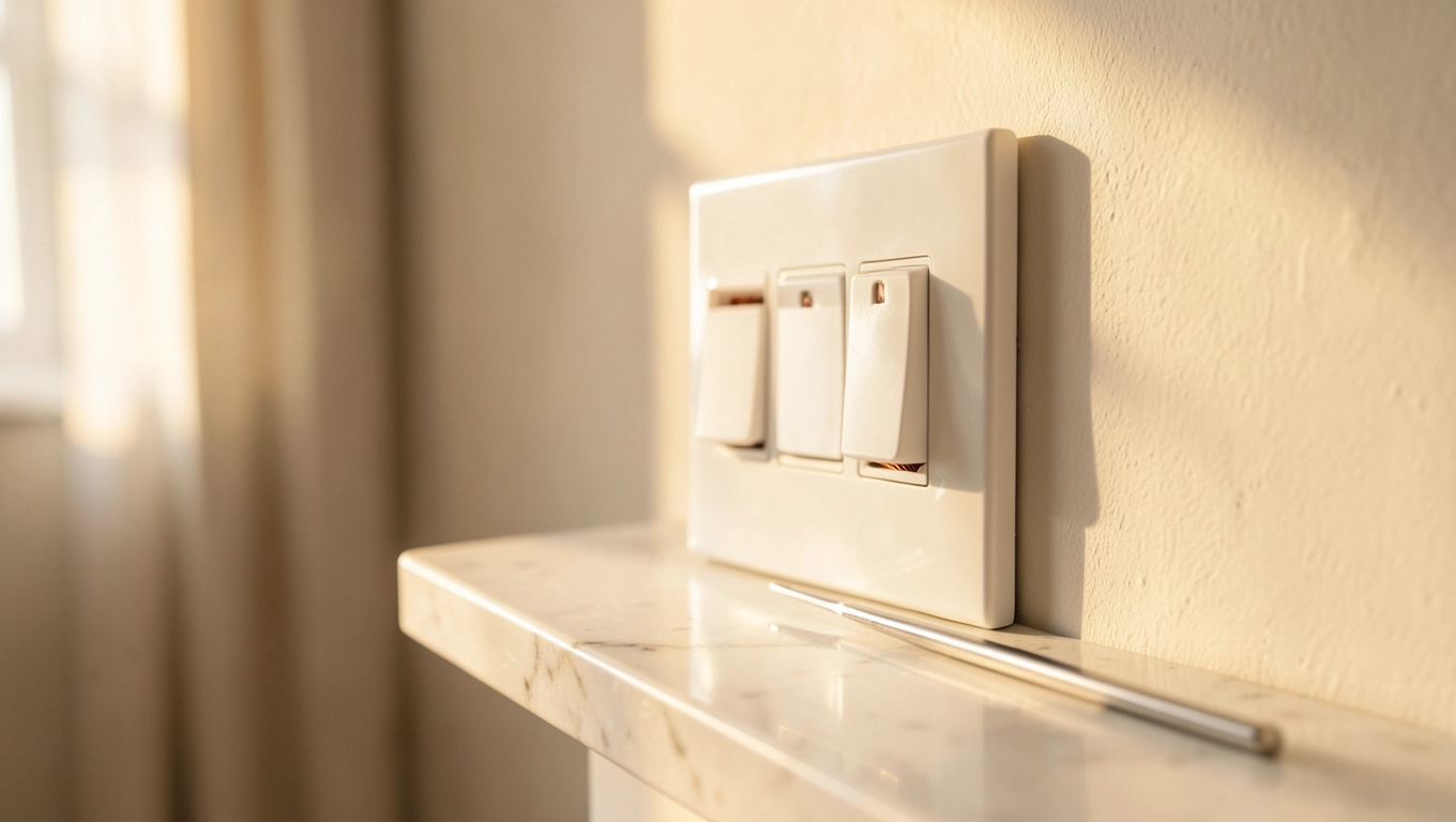 Sprawdzanie poprawności połączeń wyłącznika schodowego