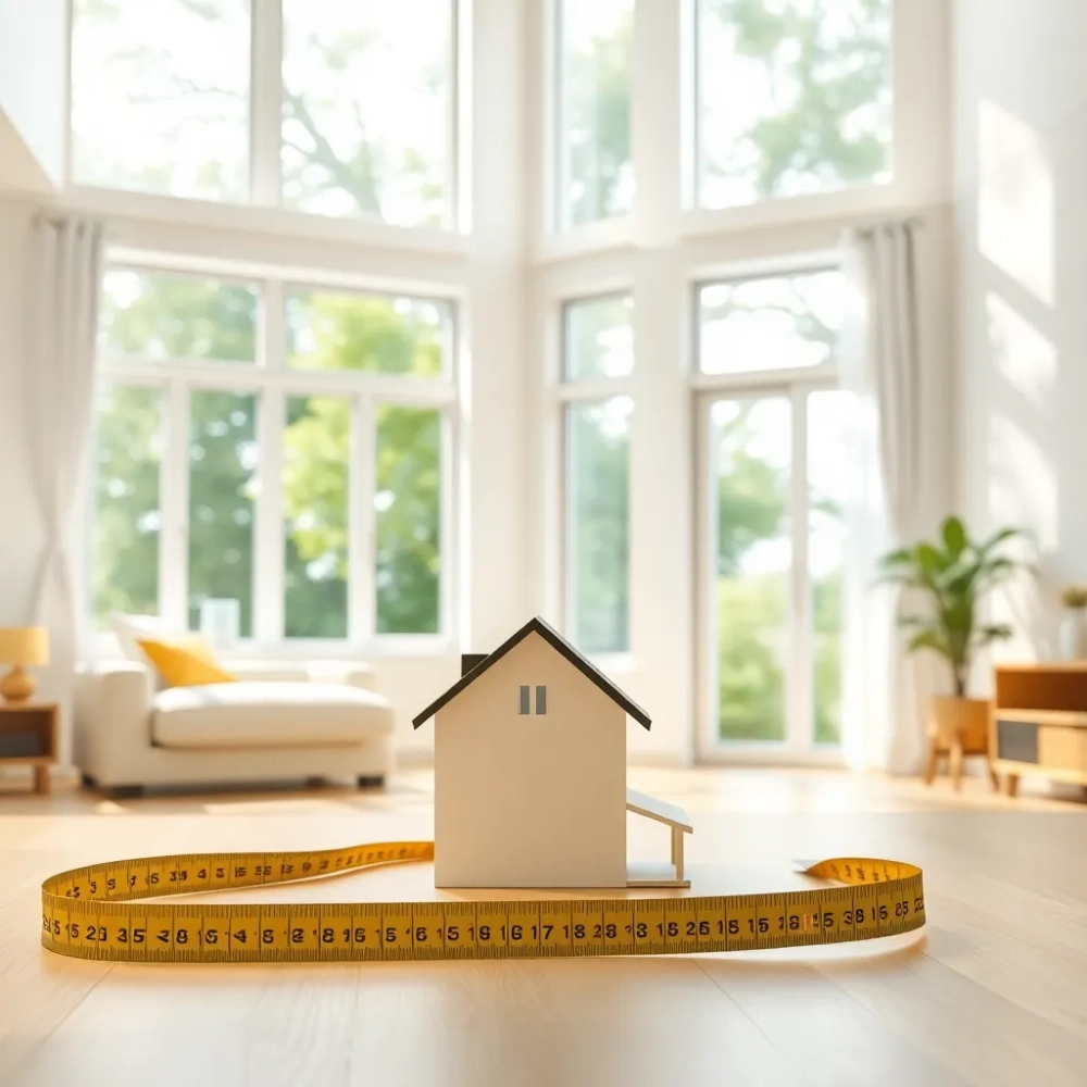 Stosunek powierzchni okien do powierzchni podłogi Kalkulator