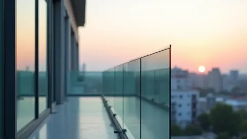 balustrada balkonowa szklana