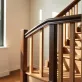 Balustrady na schody wewnętrzne drewniane