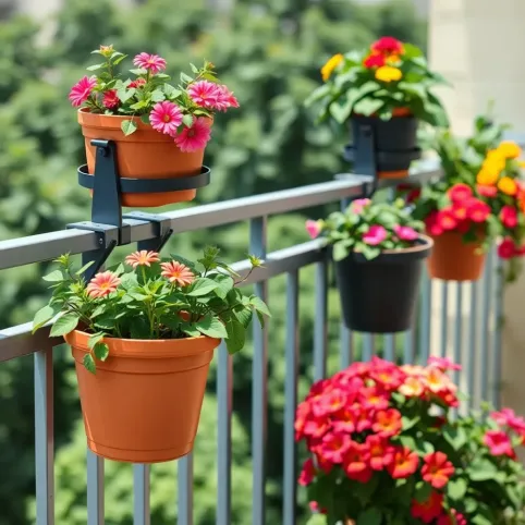 Jak zamontować doniczki na balustradzie