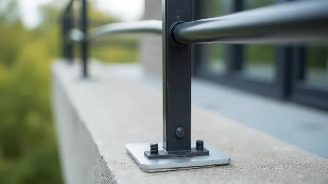 Mocowania balustrady balkonowej