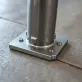 Mocowanie balustrady do posadzki
