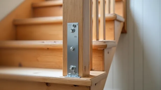 Mocowanie balustrady SCHODOWEJ