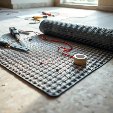 Montaż elektrycznego ogrzewania podłogowego