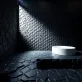 płytki 3d do łazienki czarne